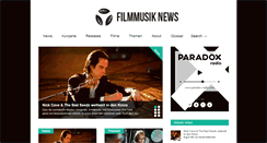 Desktop Screenshot of filmmusik-news.com