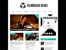 Tablet Screenshot of filmmusik-news.com
